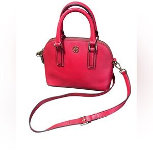 Tory Burch Red Leather Satchel